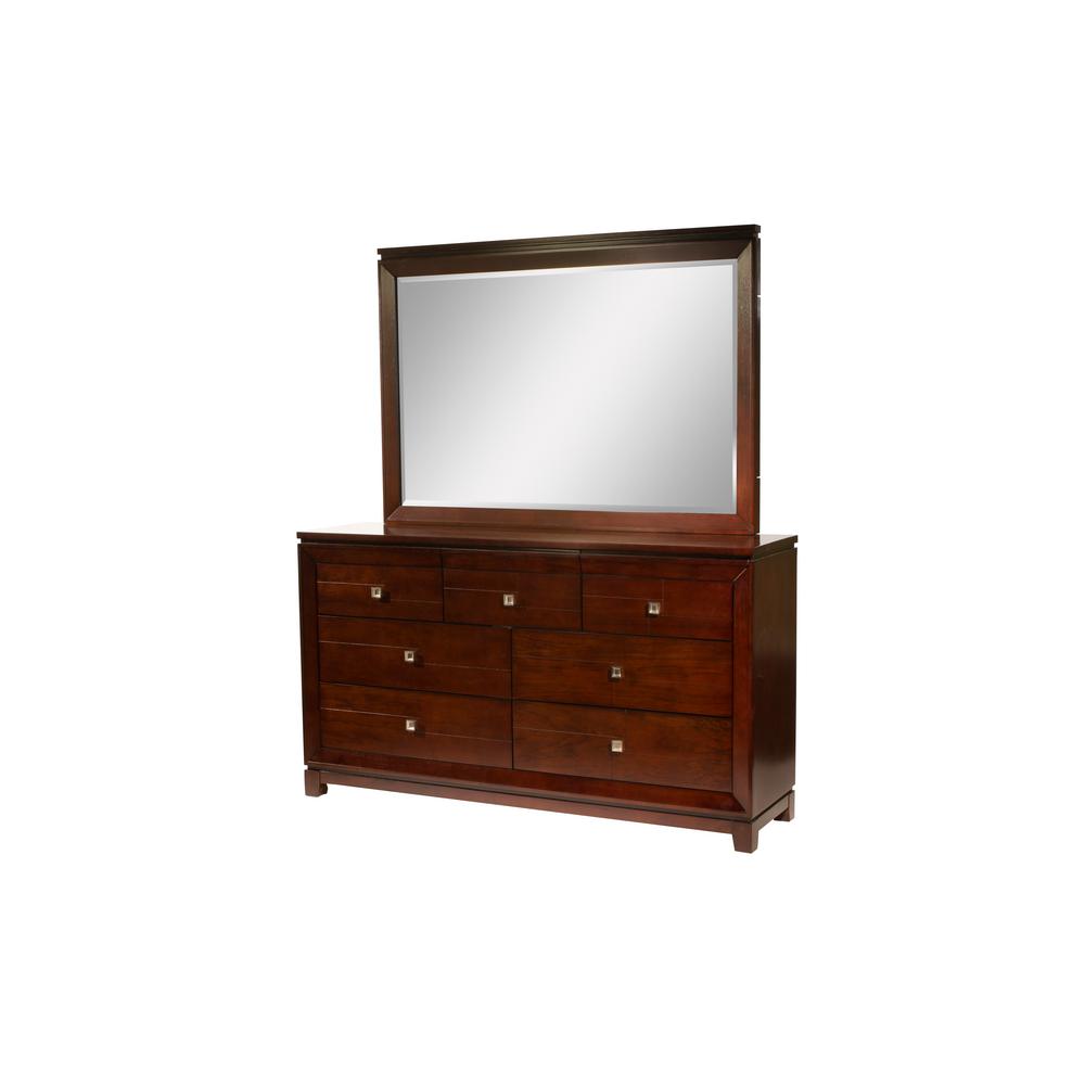Picket House Furnishings Easton 7 Drawer Cherry Dresser With