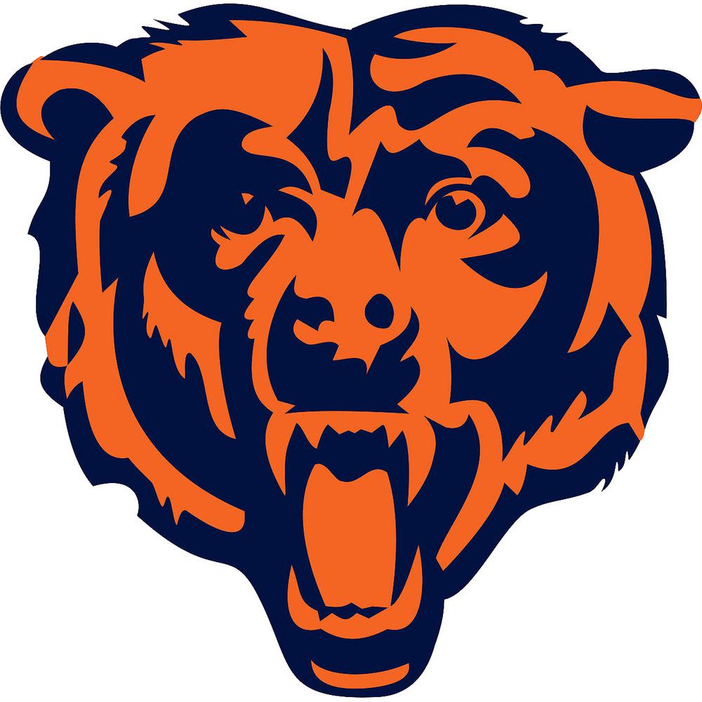 Chicago Bears Wall Decals Wall Decor The Home Depot