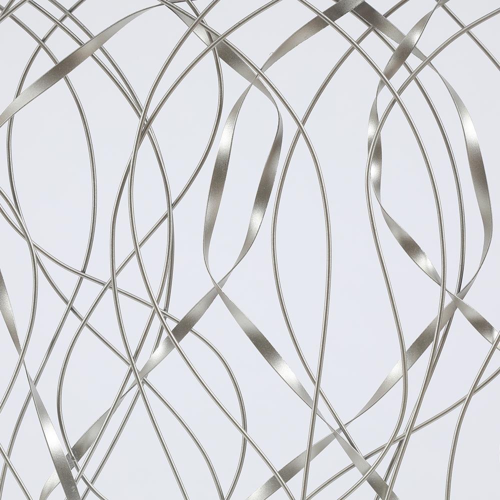 Luxen Home Metal Infinity Rectangular Wall Decor Wha781 The Home Depot