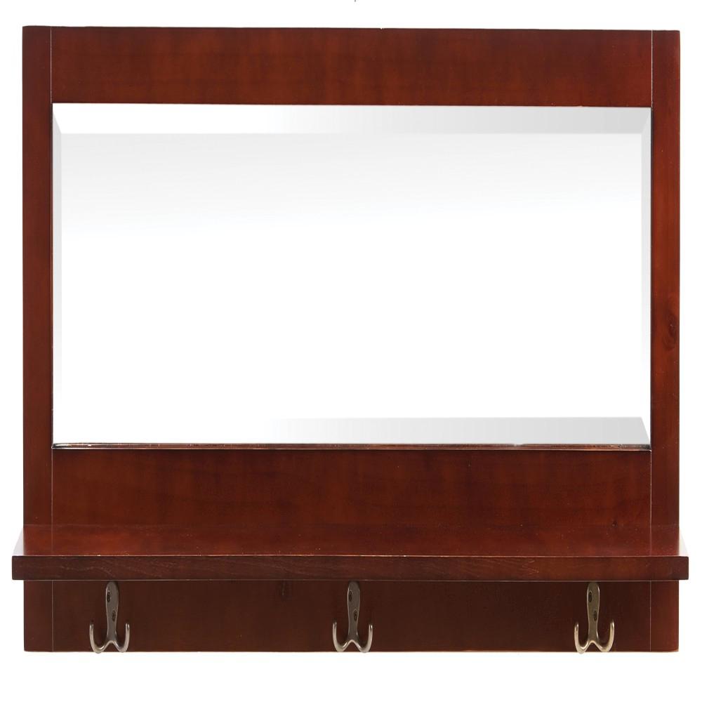 Home Decorators Collection Bismark Smokey Brown Modular Wall Shelf with Hooks... by Home Decorators Collection