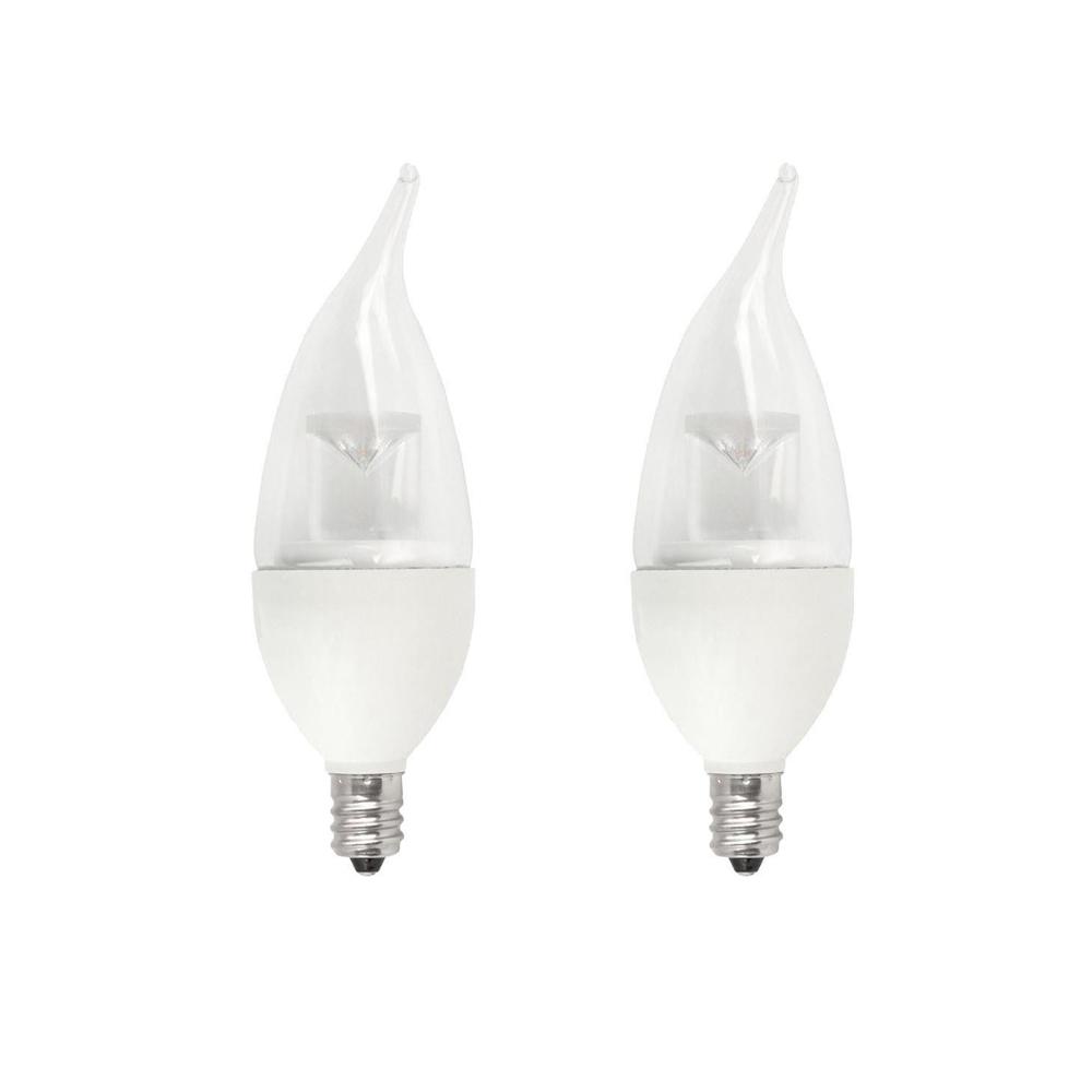 Tcp 25w Equivalent Soft White 2700k Flame Tip Candelabra Deco Led Tcp 25w Equivalent Soft White 2700k Flame Tip Candelabra Deco Led Light Bulb
