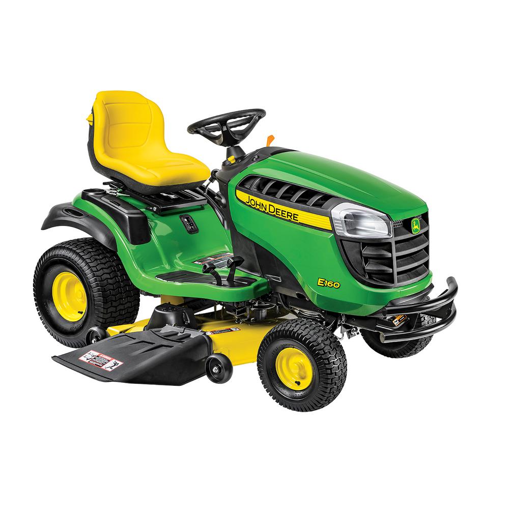 John Deere E160 48 inch 24 HP V-Twin ELS Gas Hydrostatic Lawn Tractor-California... by John Deere