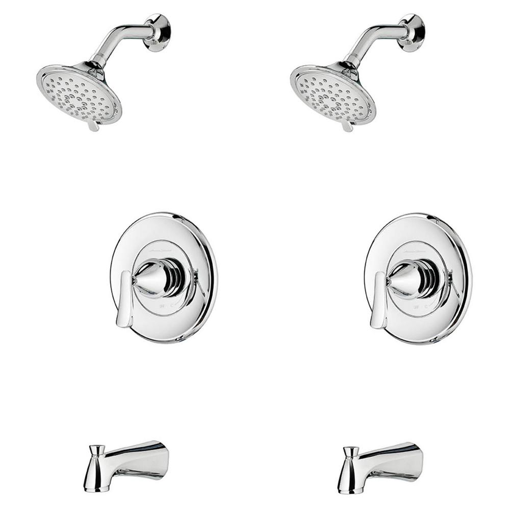 American Standard Chatfield Single Handle 3 Spray Tub And Shower