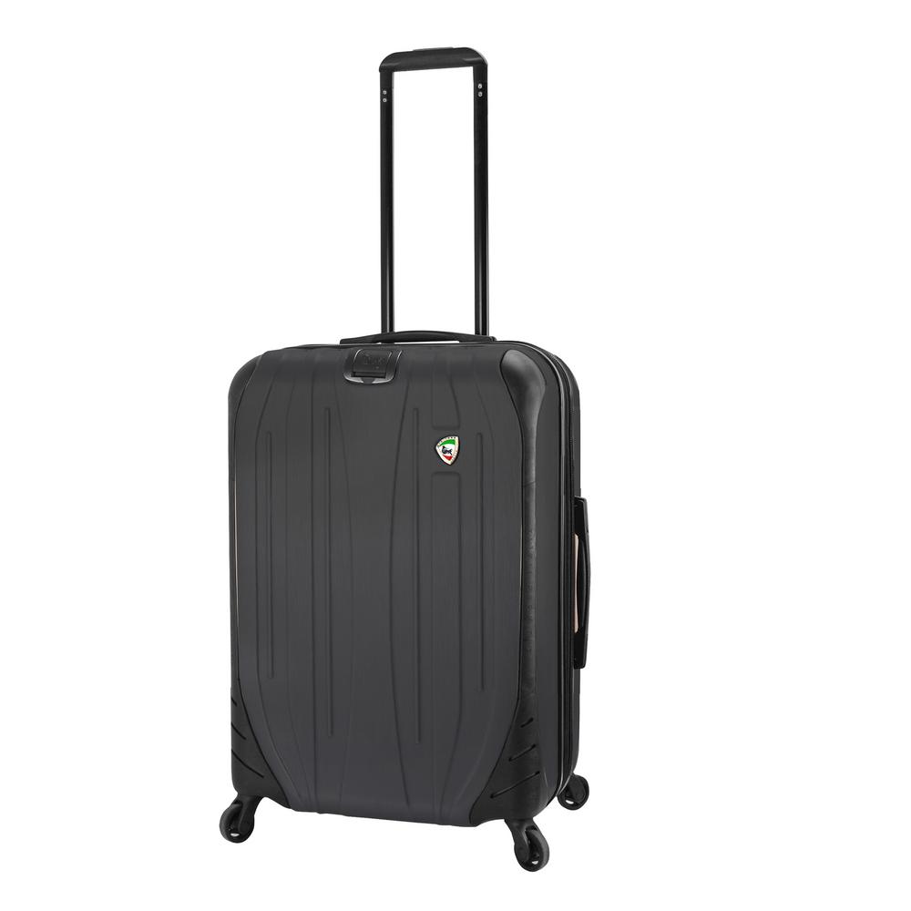 Mia Toro Italy Compaz Hard Side 24 Spinner Luggage BLACK