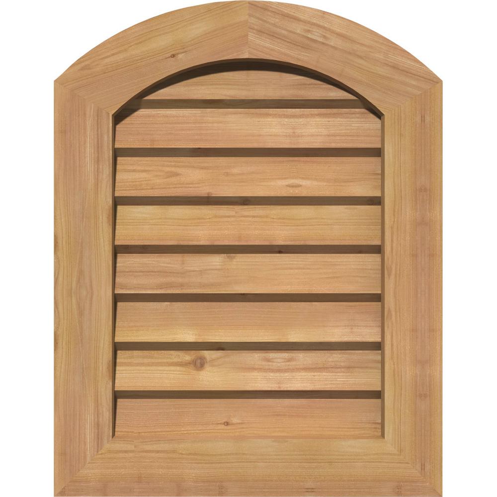 Ekena Millwork 17 In X 23 In Decorative Arch Top Gable Vent With