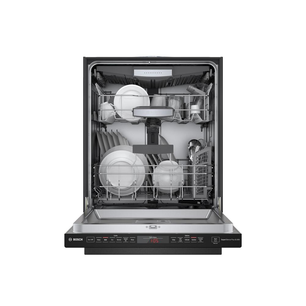Bosch 800 Series Top Control Tall Tub Pocket Handle Dishwasher In