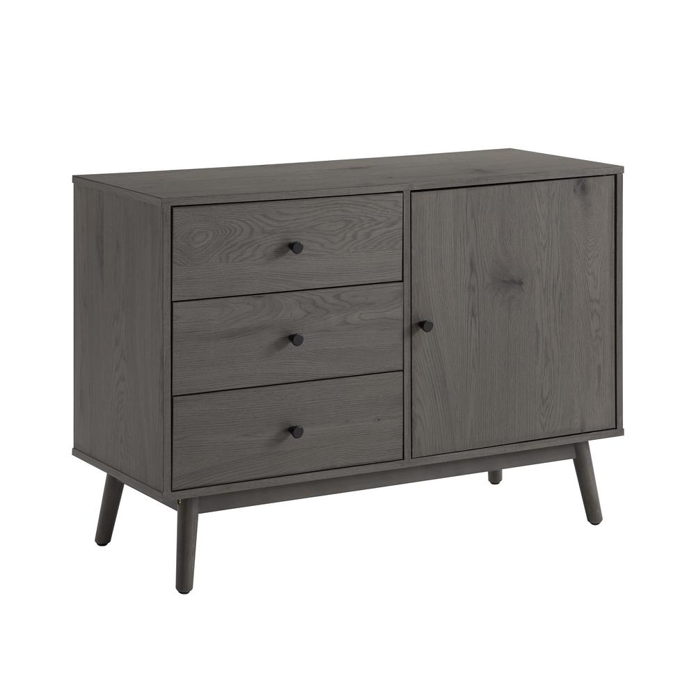 CROSLEY FURNITURE Lucas Gray Sideboard CF1119 GY The Home Depot