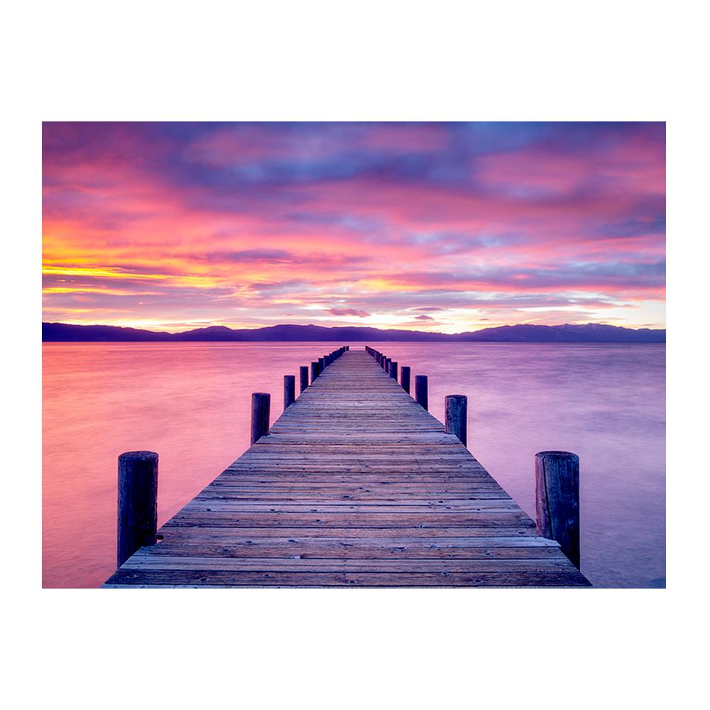 Christopher Knight Collection Sunrise On Lake Tahoe By Christopher Knight Collection Canvas Wall Art 24 In X 18 In M02909dl S The Home Depot