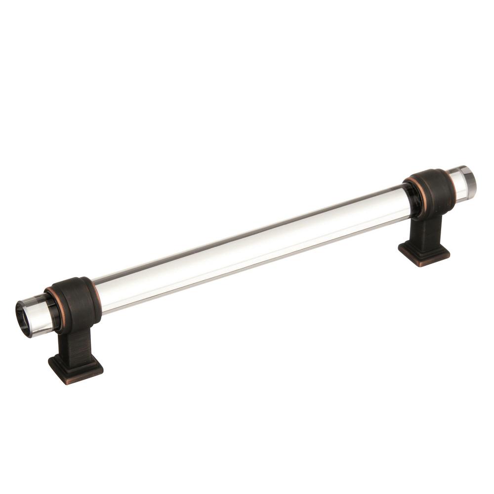 Amerock Glacio 6 5 16 In 160 Mm Center To Center Clear Oil