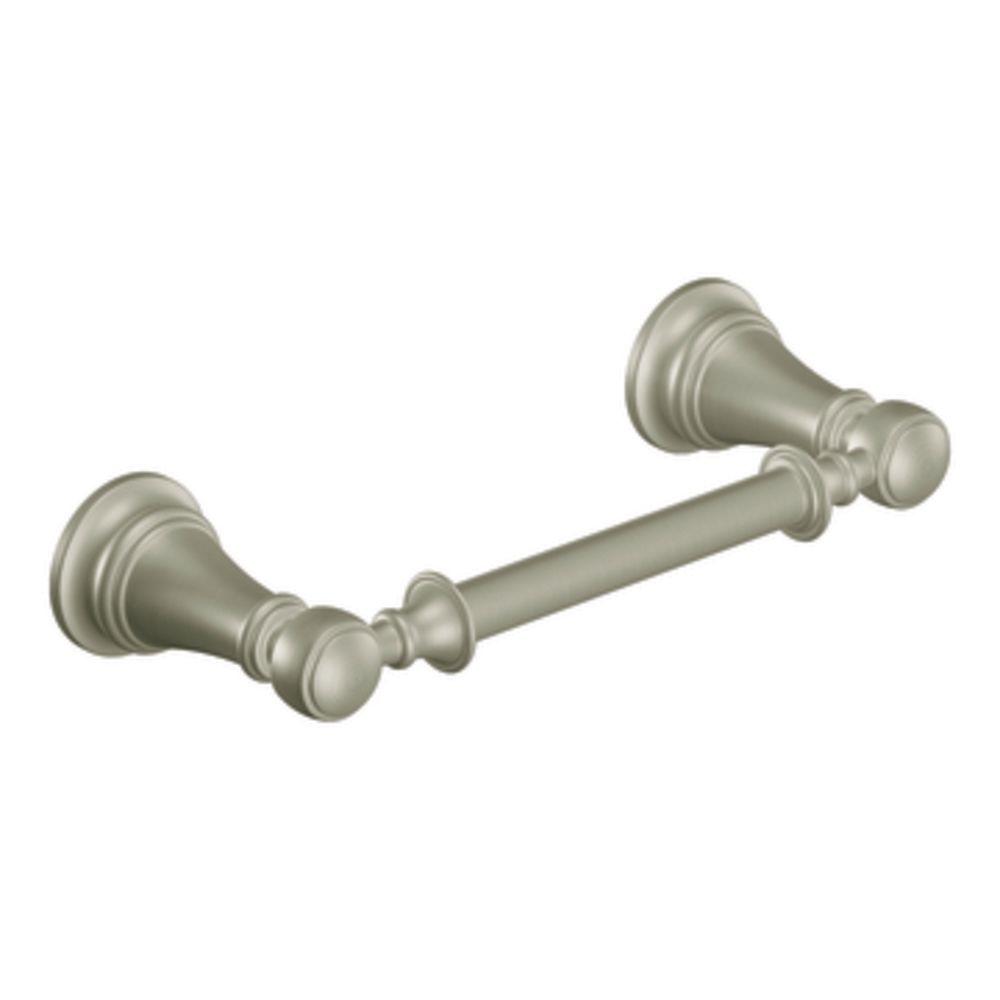 MOEN Weymouth Pivoting Double Post Toilet Paper Holder in Brushed