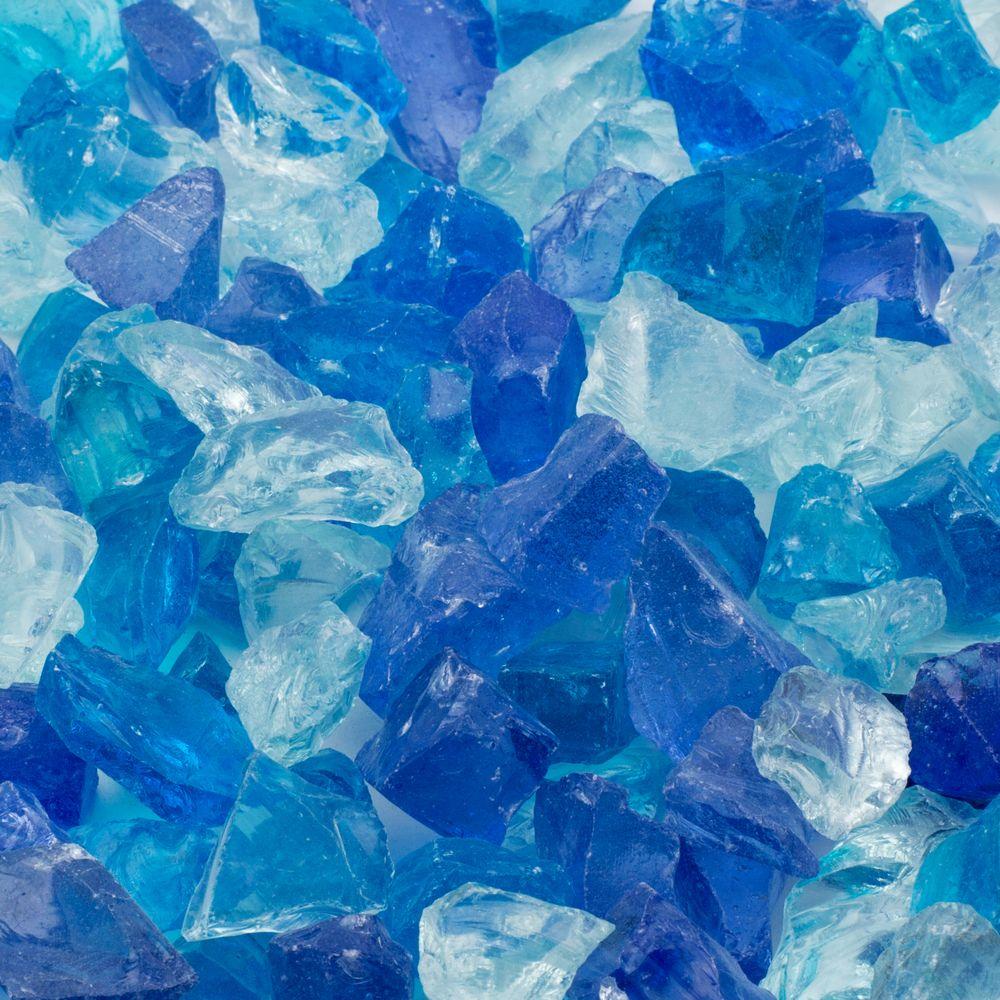 Landscape Glass Rocks Hardscapes The Home Depot Medium Blue Hawaii Landscape Fire Glass