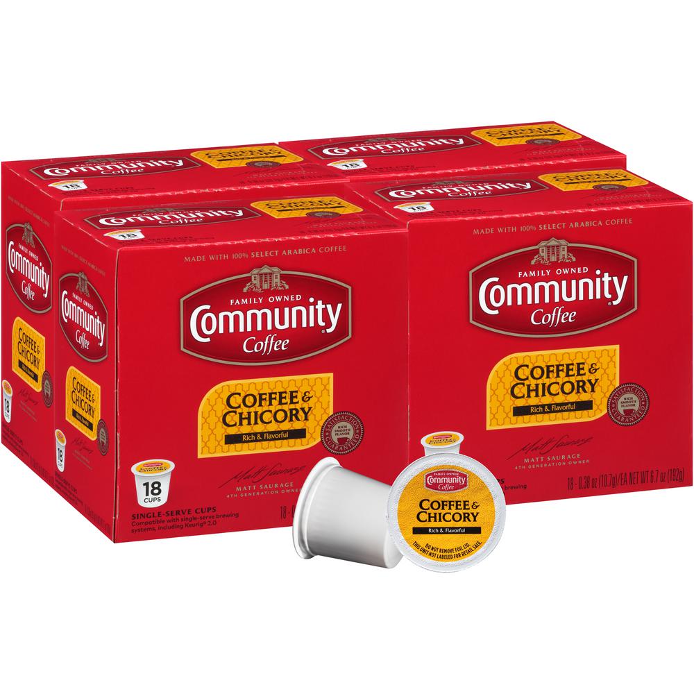 Community Coffee Cafe Special Decaf MediumDark Roast Coffee Single