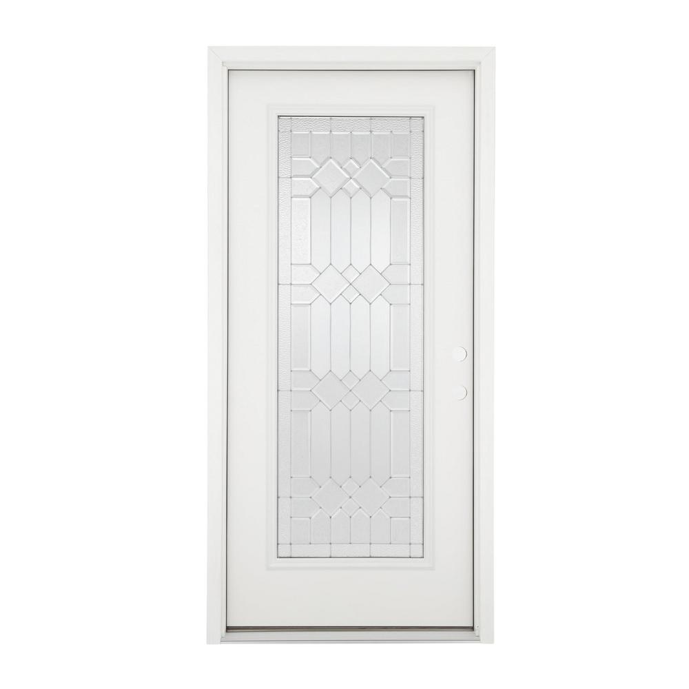 Feather River Doors 37 5 In X 81 625 In Mission Pointe Zinc Full