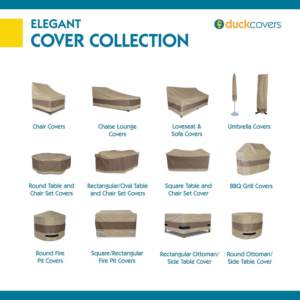 32-Inch Duck Covers Elite Square Fire Pit Cover