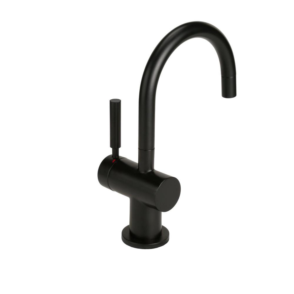 Insinkerator Indulge Modern Single Handle Instant Hot Water Dispenser Faucet In Matte Black F H3300mblk The Home Depot