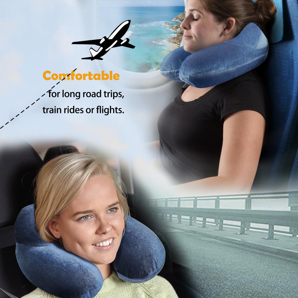 Betus Travel Neck Pillow Inflatable Neck Pillow For Airplanes