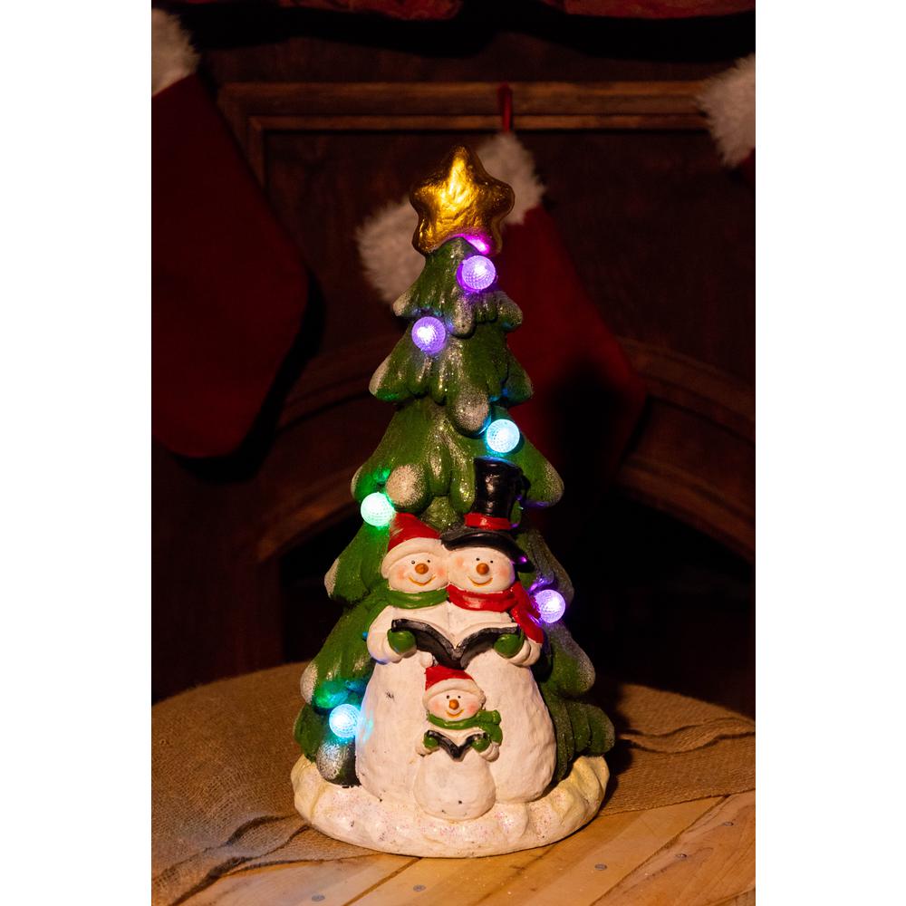 H Snowman Under Christmas Tree With LED H Snowman Under Christmas Tree With LED