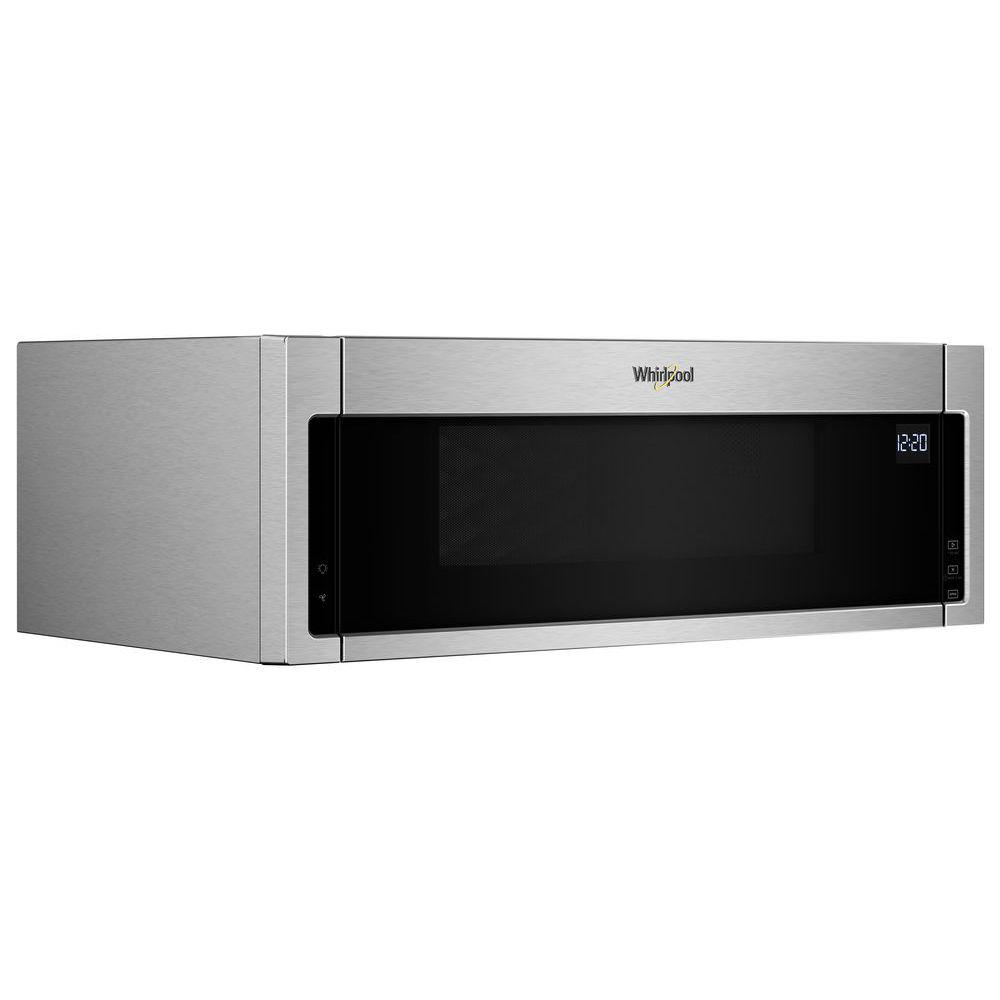 Reviews For Whirlpool 1 1 Cu Ft Over The Range Low Profile Microwave Hood Combination In Stainless Steel Wml55011hs The Home Depot