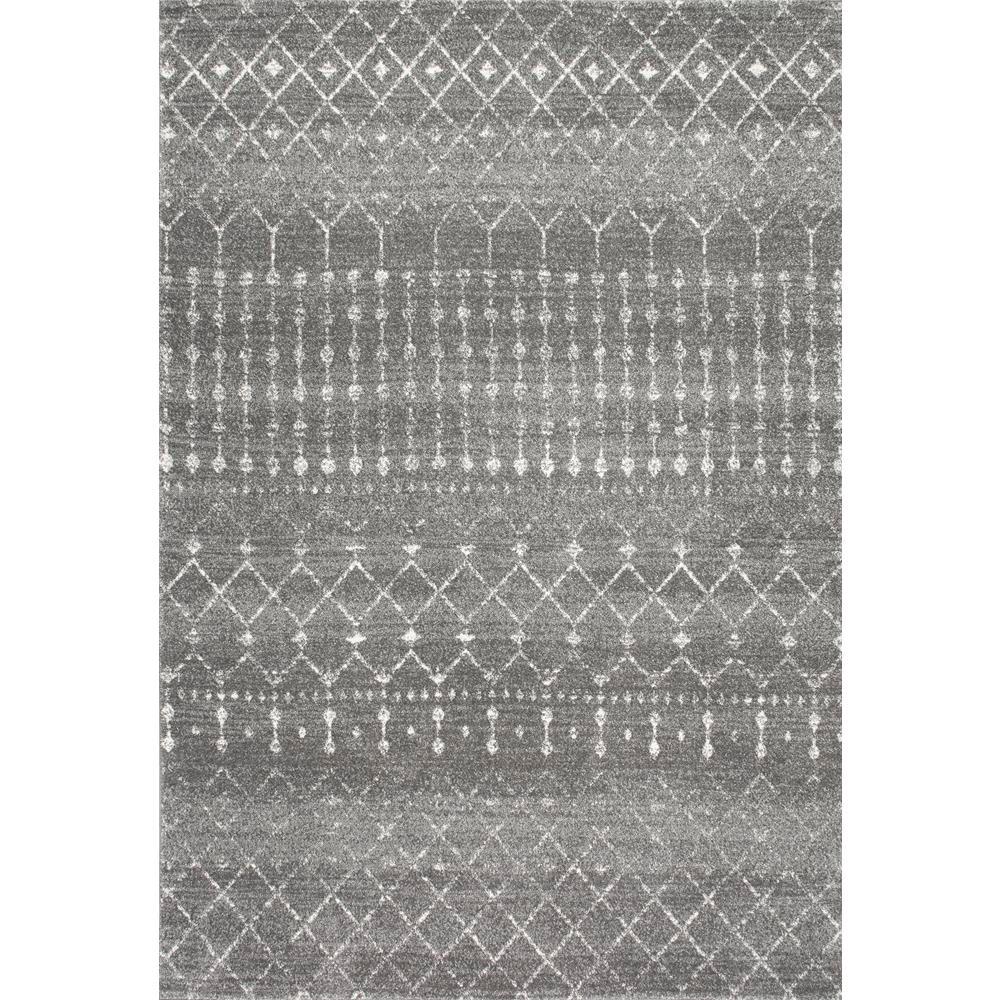 Nuloom Blythe Modern Moroccan Trellis Dark Gray 8 Ft X 10