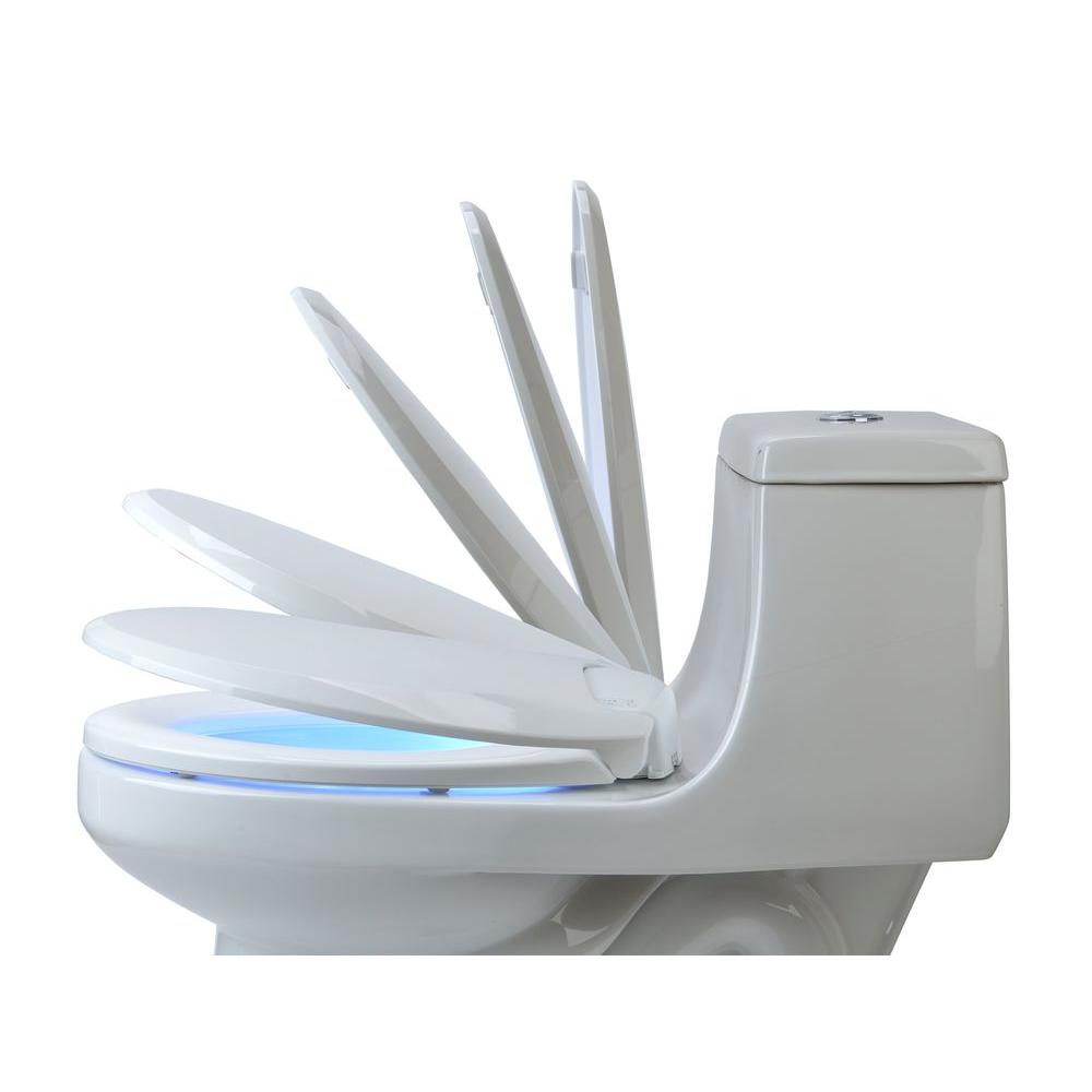 LumaWarm Heated Electric Warm Toilet Seat Nightlight Elongate