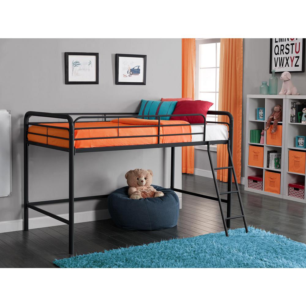 DHP Twin Metal Kids Loft Bed-5458196 - The Home Depot