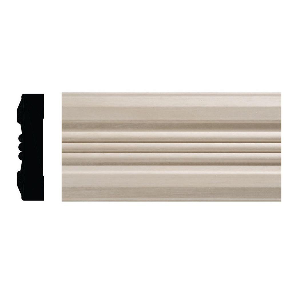 Ornamental Mouldings 3/4 in. x 3 in. x 84 in. White Hardwood Victorian