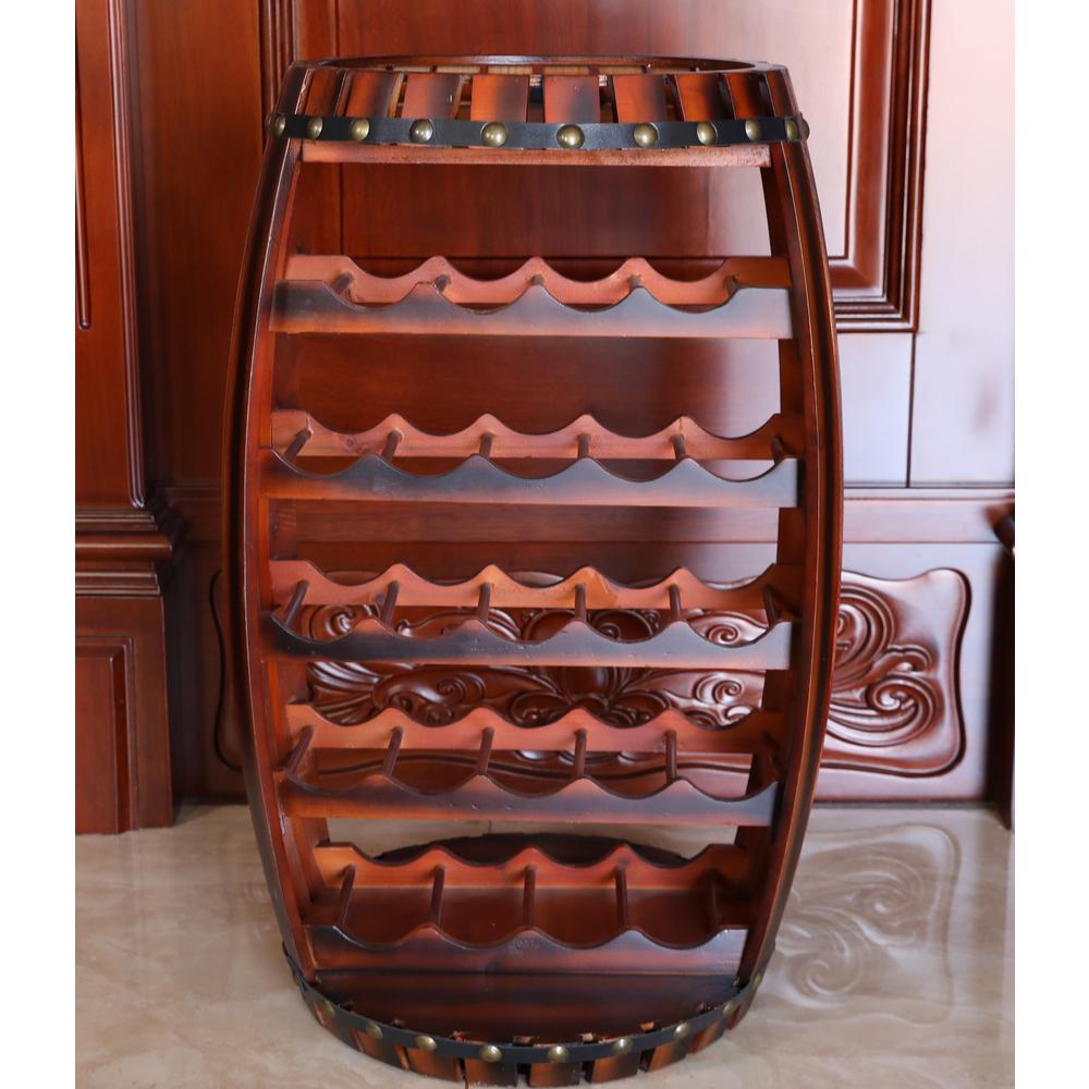 Best Choice Products 23-Bottle Metal Wine Rack Stand Black