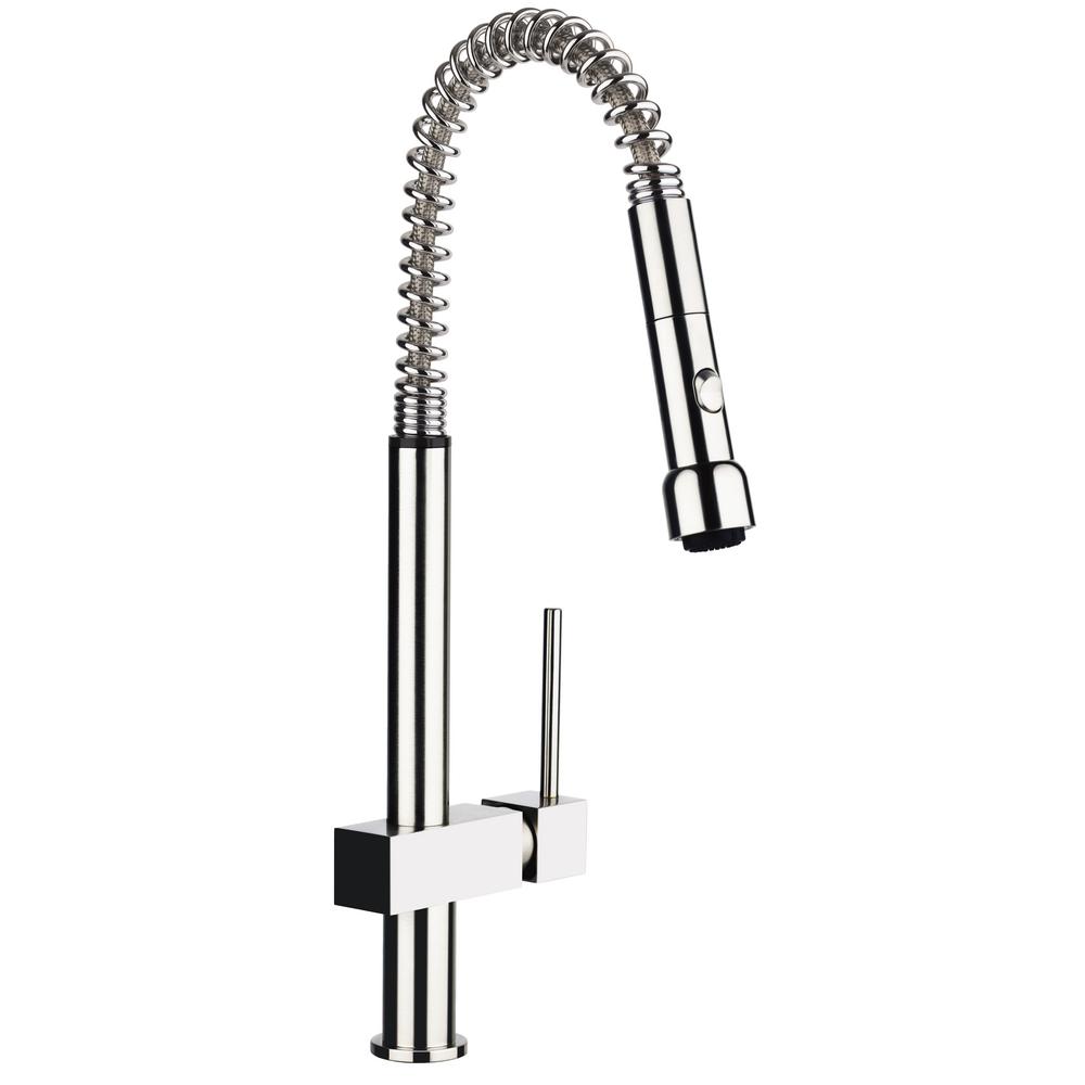 Elkay Avado Single-Handle Pull-Down Sprayer Kitchen Faucet in Chrome