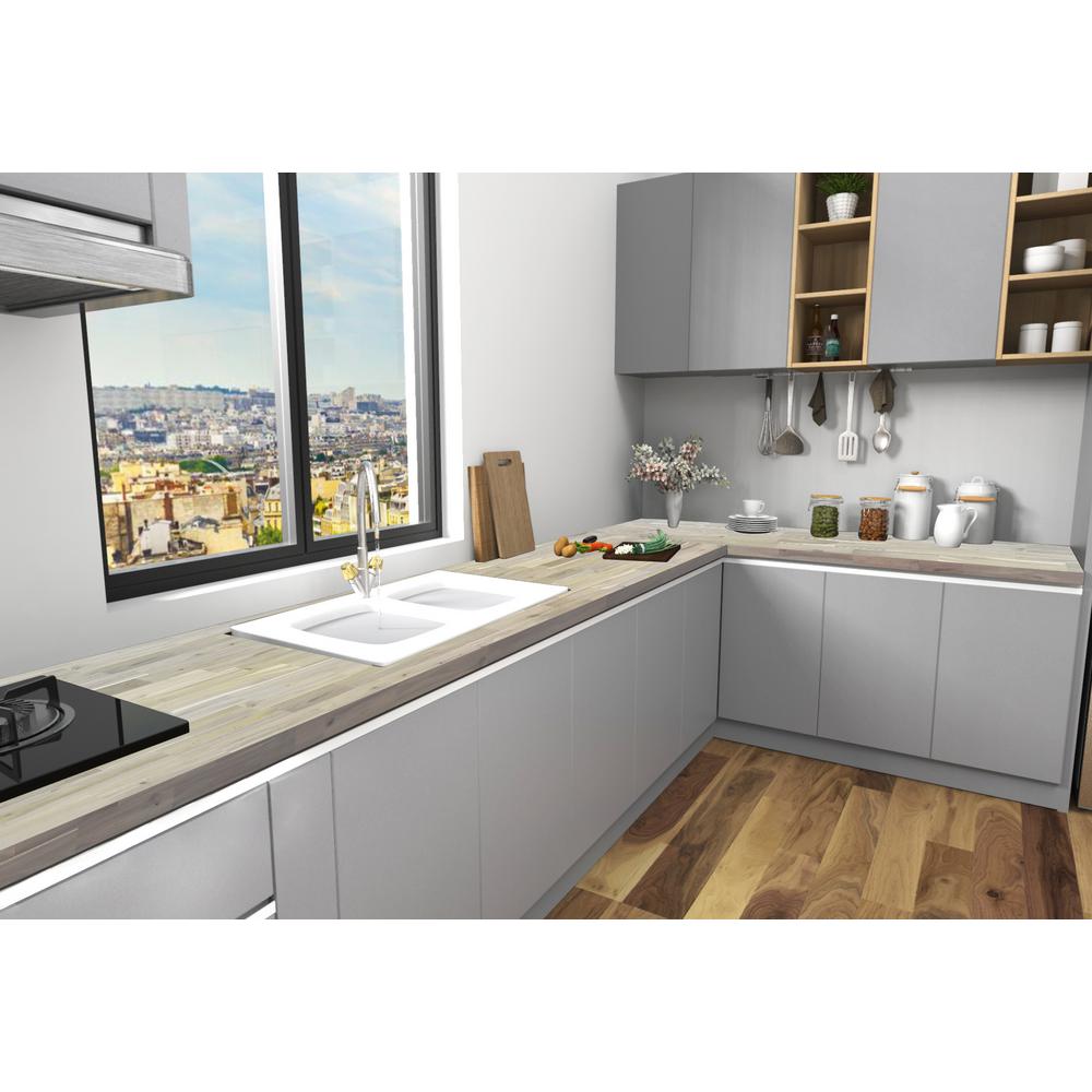 Interbuild 6 Ft L X 2 Ft 1 5 In D X 1 In T Butcher Block