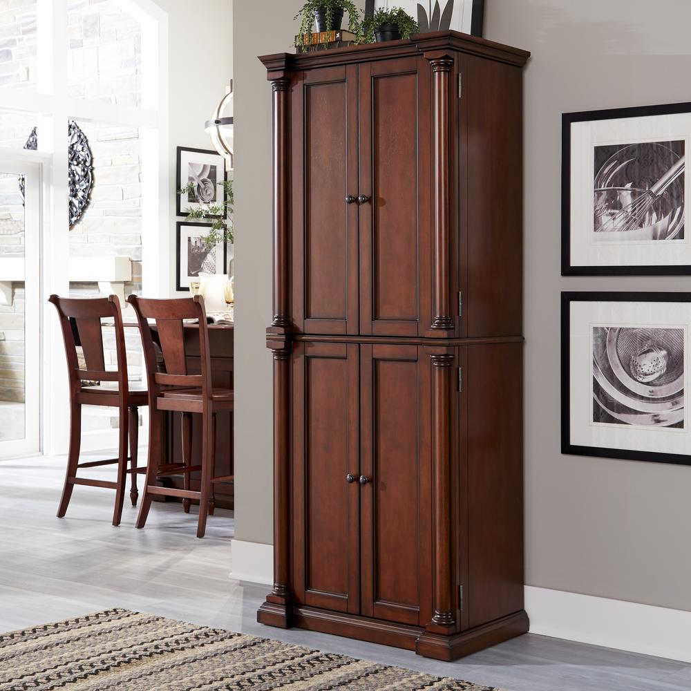 Home Styles Beacon Hill Black Cherry Kitchen Pantry 5104 69 The