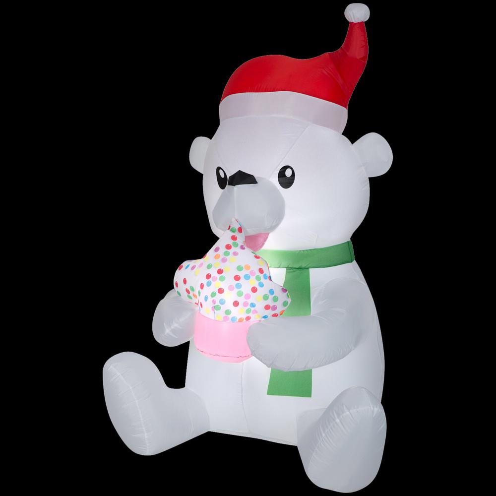 inflatable christmas bear