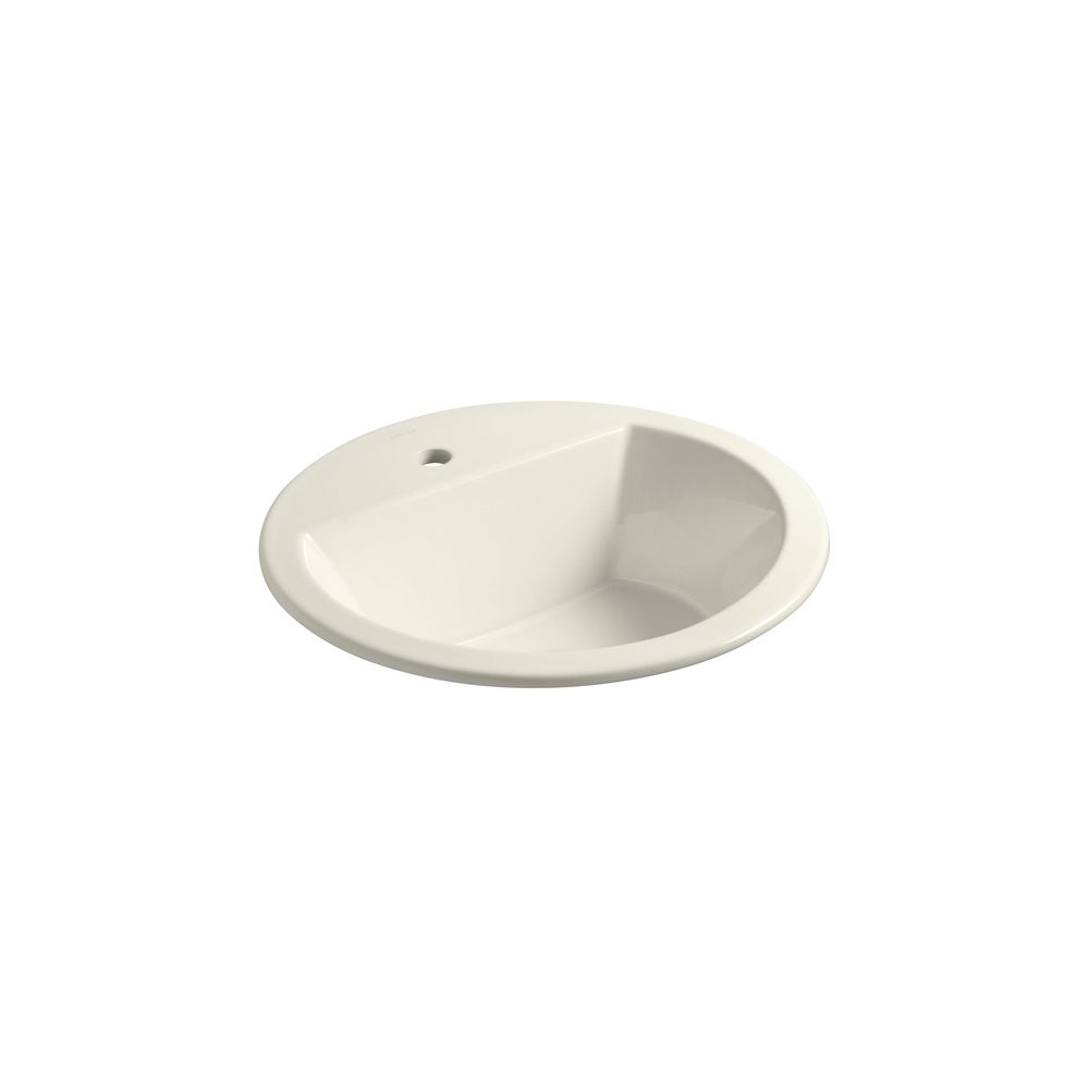Kohler Bryant Round Self Bathroom Sink In Biscuit K 2714 1 Kohler Bryant Round Self Bathroom Sink In Biscuit K 2714 1
