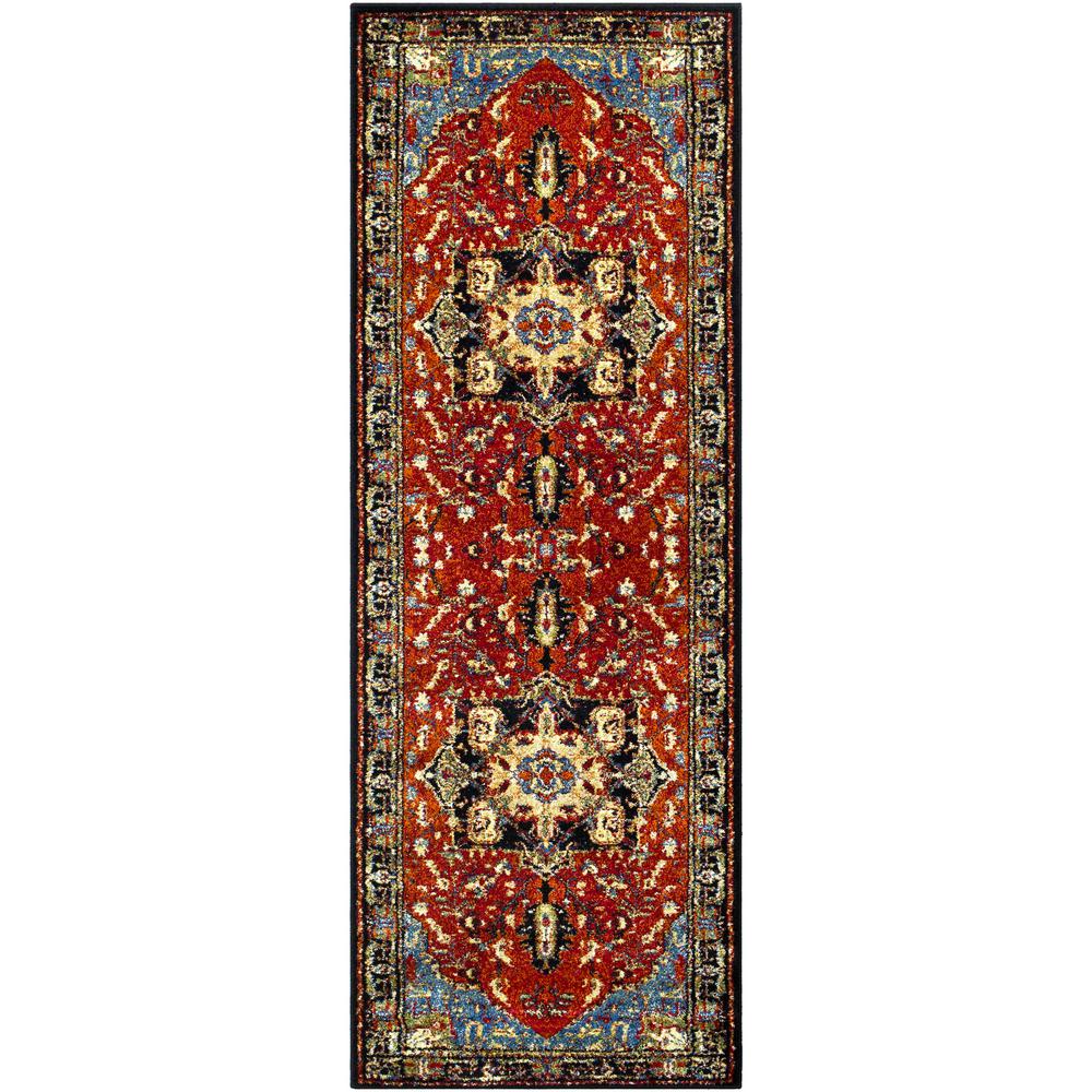 Artistic Weavers Bartomeu Dark Red 3 Ft X 7 Runner Rug Artistic Weavers Bartomeu Dark Red 3 Ft