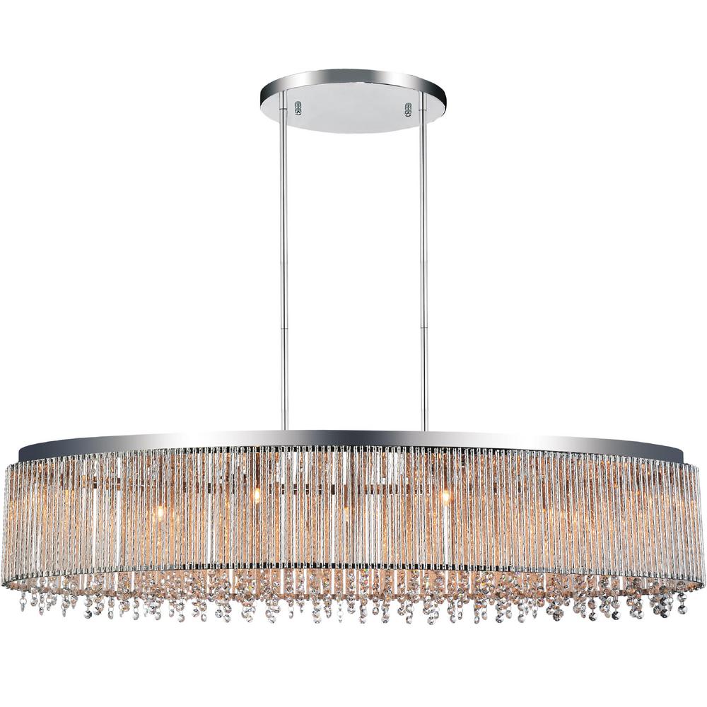 Cwi Lighting Claire 7 Light Chrome Chandelier Cwi Lighting Claire 7 Light Chrome Chandelier