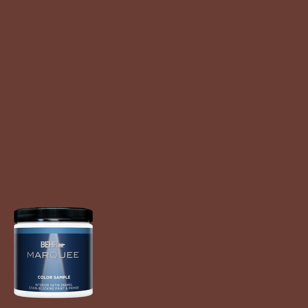 BEHR MARQUEE 8 oz. ECC423 Deep Cherrywood Satin Enamel