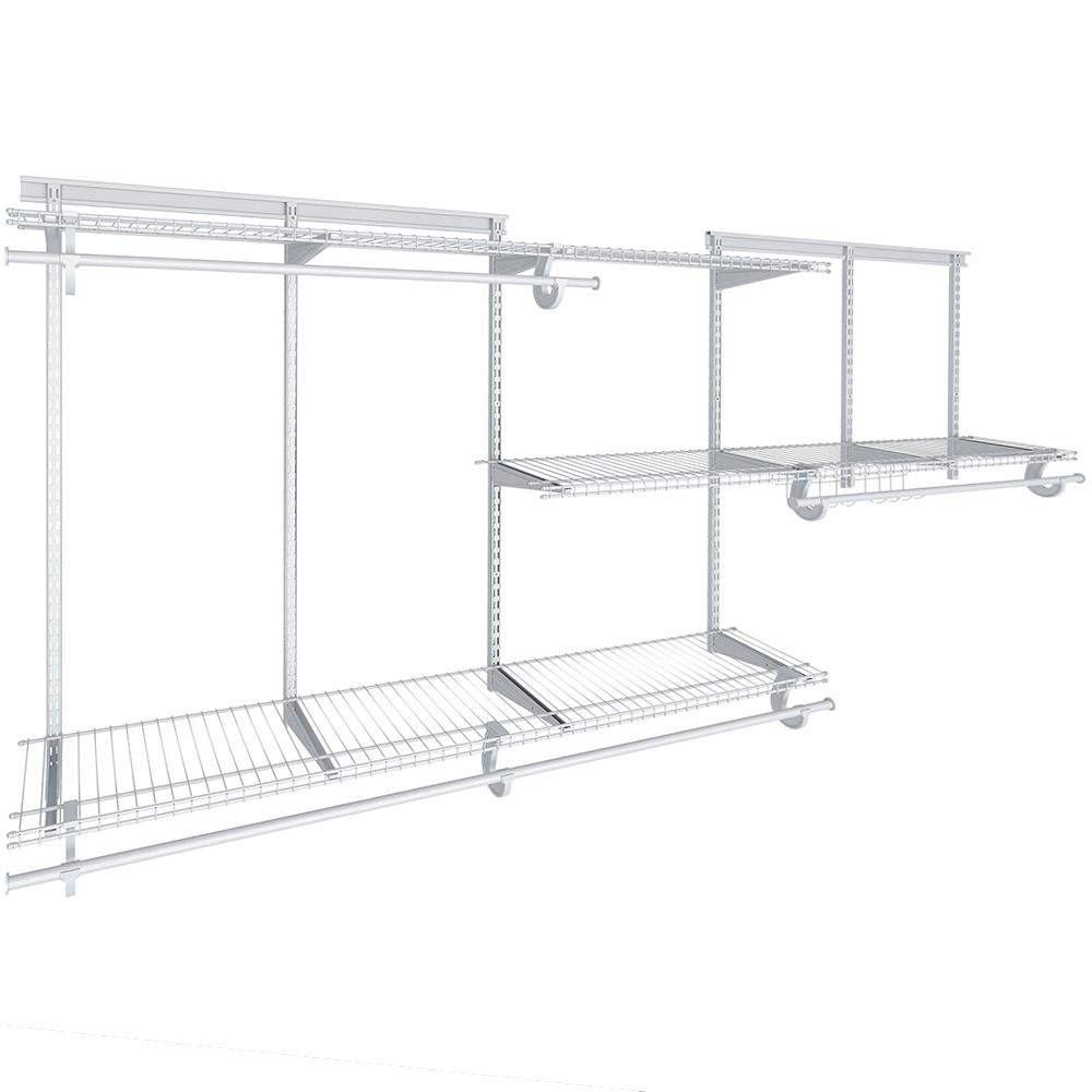 Closetmaid Shelftrack 12 In D X 96 In W X 84 In H White Wire