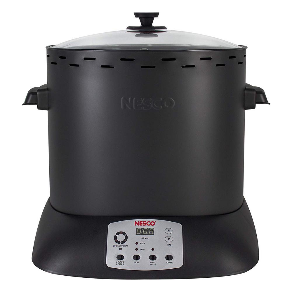 Presto 10 qt. Black Kitchen Kettle Deep Fryer-Multi Cooker 06009 - The ...