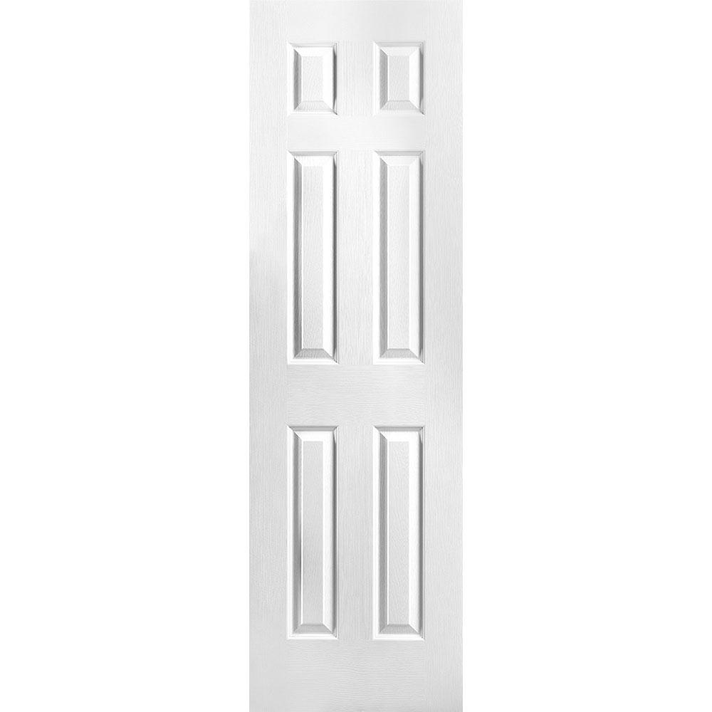 Masonite 24 In X 78 In Textured 6 Panel Hollow Core Primed