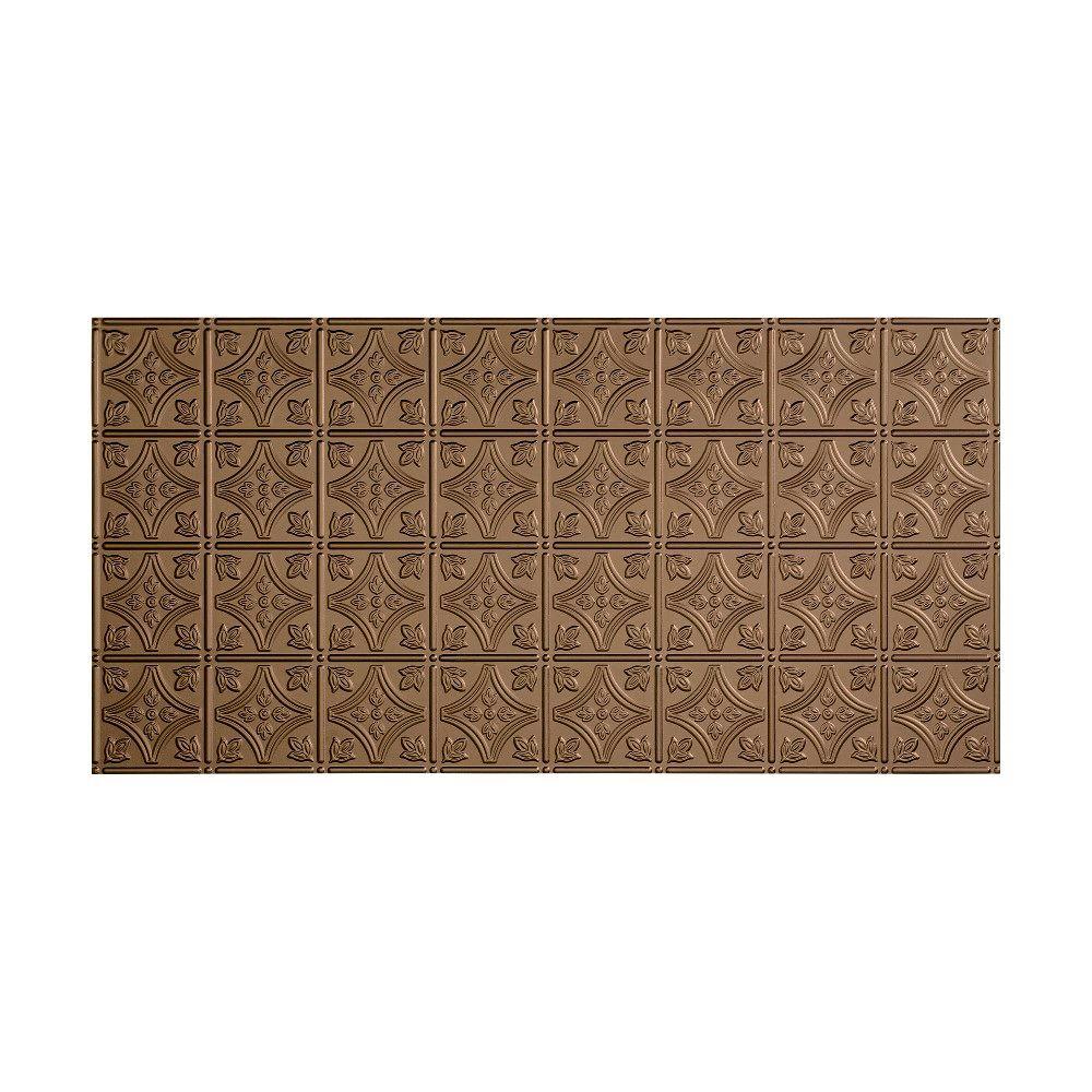 Fasade Traditional Style 1 2 Ft X 4 Ft Glue Up Pvc Ceiling Tile