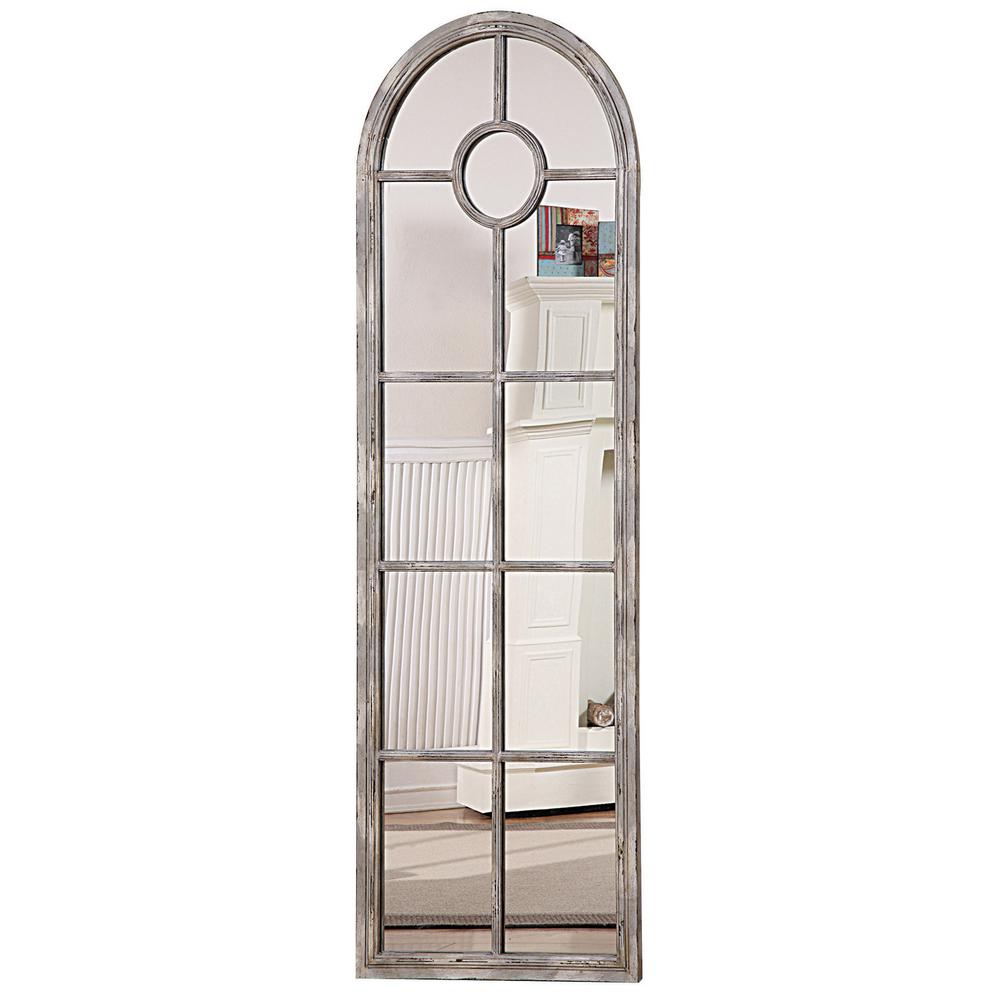 3r Studios Mirrors Wall Decor The Home Depot Arched Distressed White Framed Mirror 3r Studios