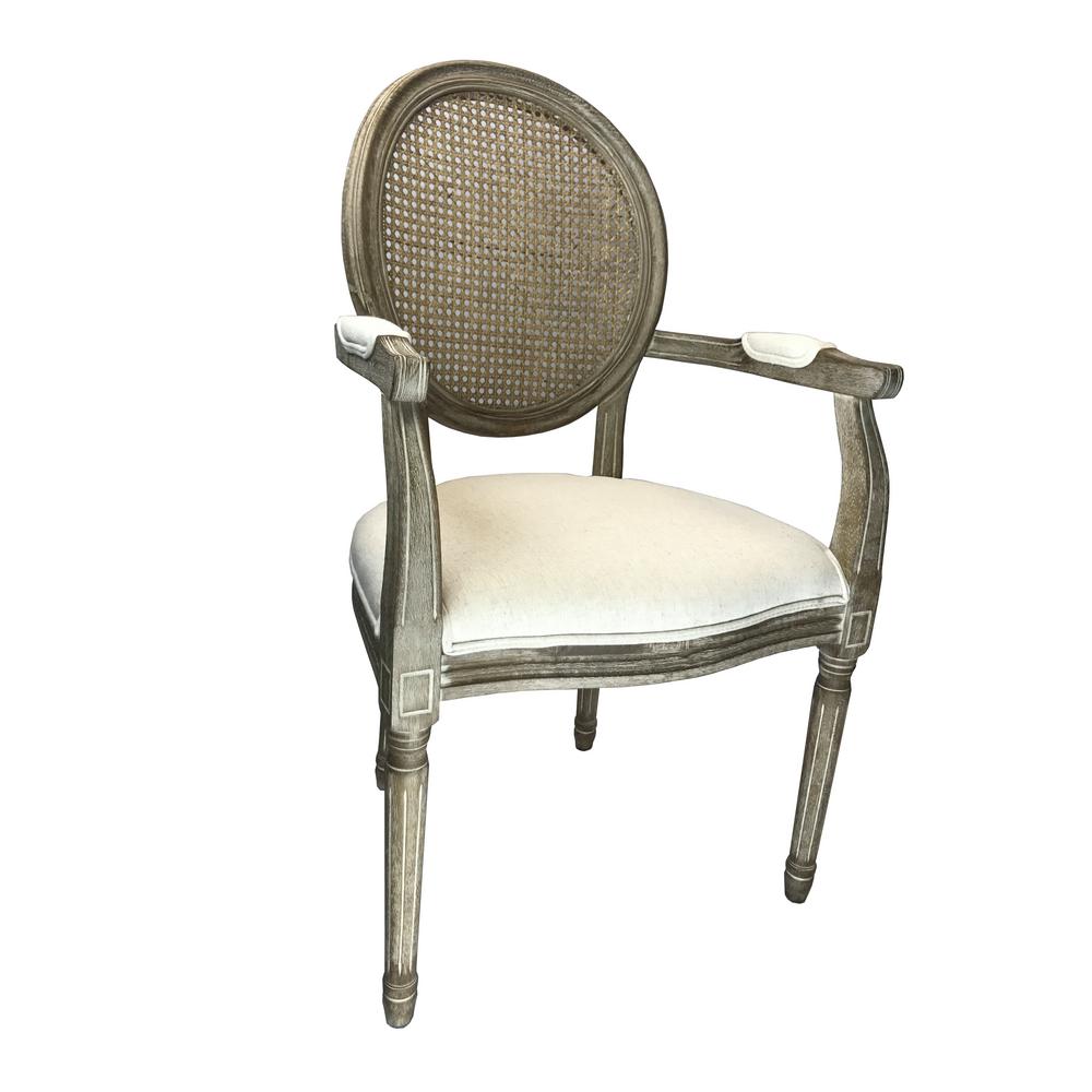 Reviews For Unbranded Louis Beige Cane Dining Arm Chair Set Of 2 Dwc 501bg The Home Depot