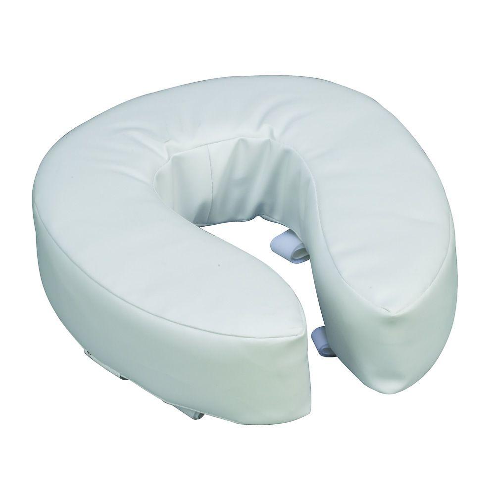 Blue SANGAITIANFU 1 Pcs Striped Toilet Seat Cushion Thick Knit Warm Washable Toilet Seat Cushion