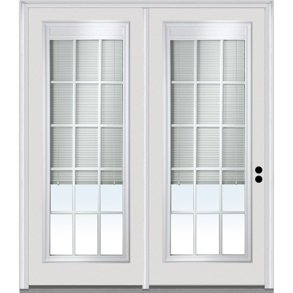 MMI Door TRUfit 71.5 in. x 79.5 in. LeftHand Internal Blinds Triple