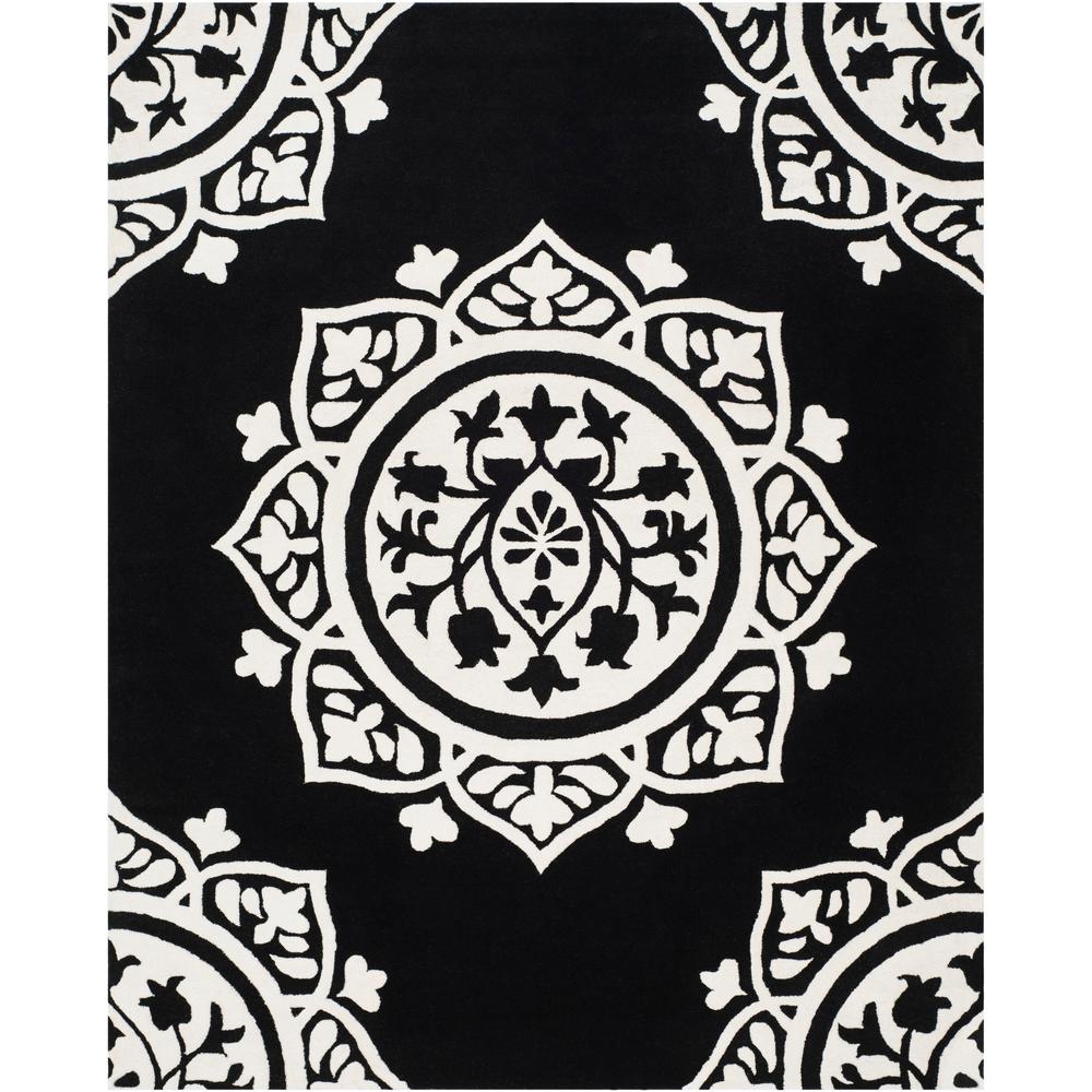 Safavieh Soho Black/Ivory 8 ft. x 10 ft. Area RugSOH778B8 The Home