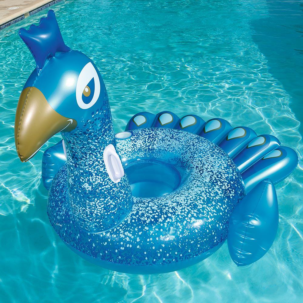peacock water float