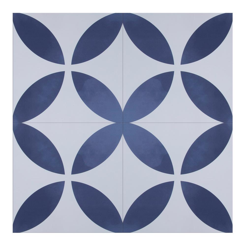 8x8 - Blue - Tile - Flooring - The Home Depot