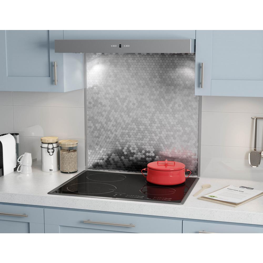 Inoxia SpeedTiles Hexagonia Stainless 29-5/8 inch x 30.47 inch x 5 mm... by Inoxia SpeedTiles