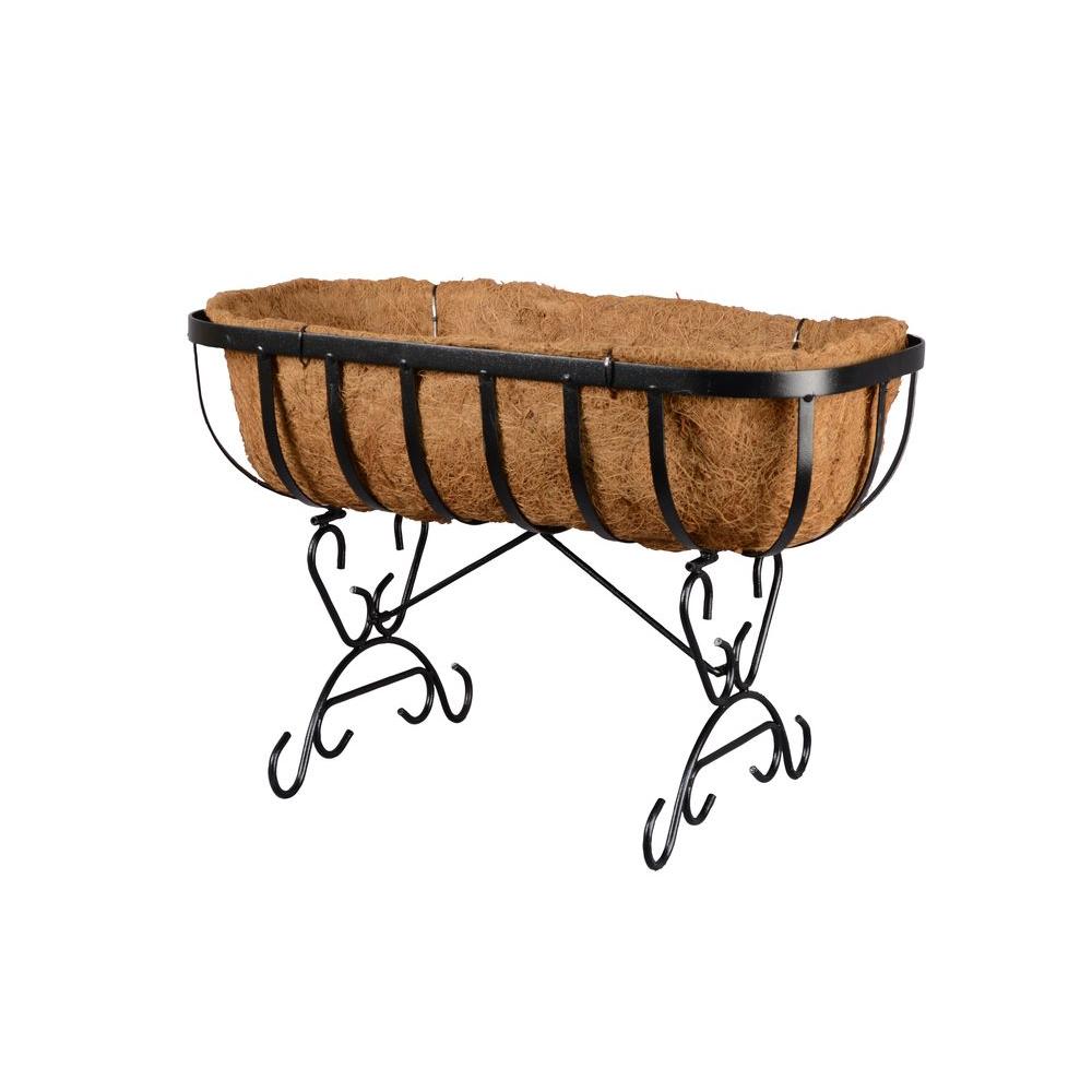 Arcadia Garden Products Solstice 24 inch Coconut Deck Planter by Arcadia Garden Products