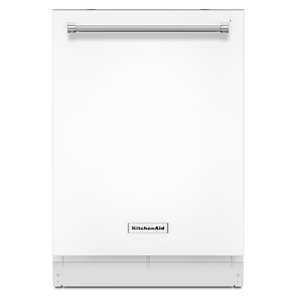 KitchenAid Top Control BuiltIn Tall Tub Dishwasher in White with Third
