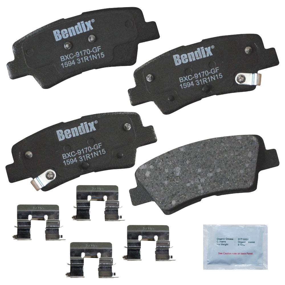 Bendix Bendix Premium Copper Free Ceramic BPR Disc Brake Pad - Rear ...